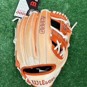 Wilson A2000 11.75" Creamsicle GOTM 1975 Infield Baseball Glove Orange White