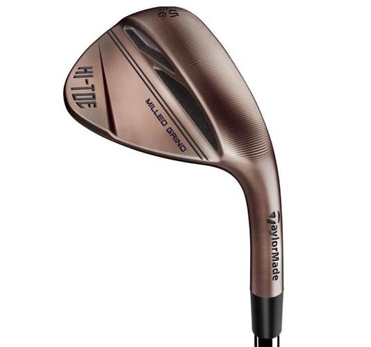 TaylorMade Milled Grind Hi Toe Copper Lob LW Wedge 58-10* Steel KBS Hi-REV NEW!