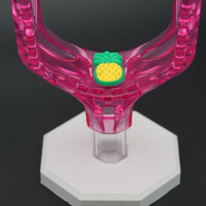 Tropical Punch 5Lax RC1 N2O  Clear Pink/Teal Lacrosse Head (Unstrung)