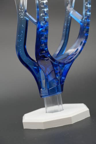 Stars & Stripes 5Lax RC1 N2O  Clear Red/White/Blue Lacrosse Head (Unstrung)