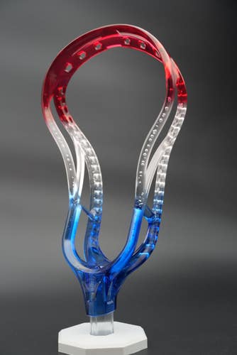 Stars & Stripes 5Lax RC1 N2O Clear Red/White/Blue Lacrosse Head (Unstrung)