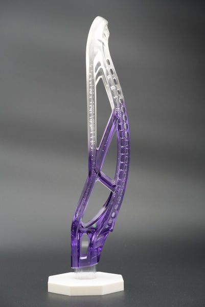 Grape Ice 5Lax RC1 N2O  Clear Purple/White Lacrosse Head (Unstrung)