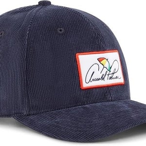 Puma x Arnold Palmer Collection Corduroy Snapback Hat Cap Navy One Size NEW