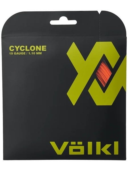 2 SETS: VOLKL CYCLONE 19 (1.10) ORANGE CO-POLYESTER TENNIS STRINGS