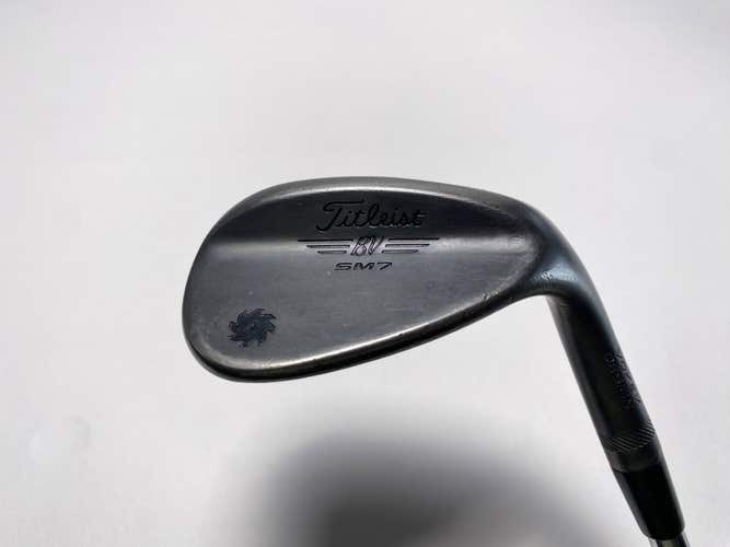 Titleist Vokey SM7 Jet Black Sand Wedge SW 56* 10 Bounce S-Grind Wedge Mens RH