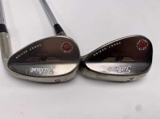 Titleist Vokey Spin Milled Chrome 2009 Wedge Set 54* 8 | 60* 7 Wedge Mens RH