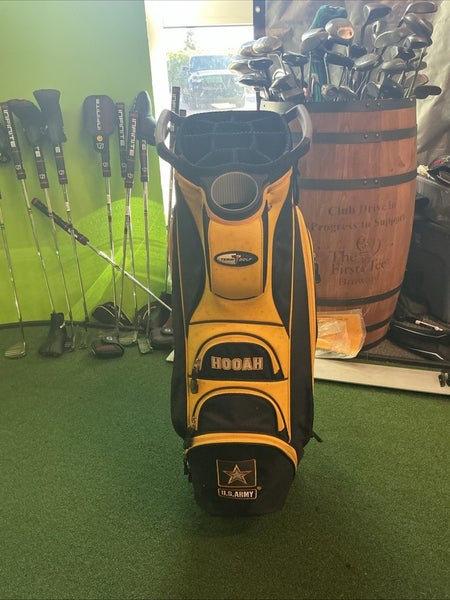 Team Golf Cart Bag 11-Way Dividers Has Name On Bag (U.S Army) W/out Cover