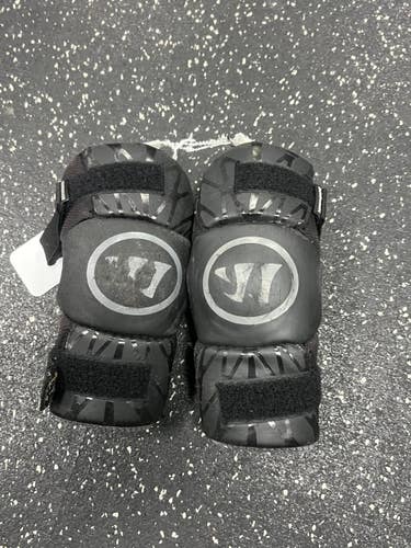 Used Warrior BURN NEXT Lacrosse Arm Pads/Guards Black XS 11849-S000032662