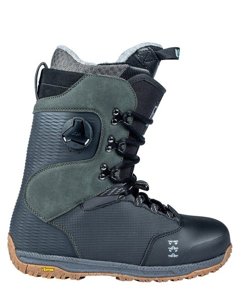 Rome Libertine Hybrid Boa Snowboard Boots Men's Size 11.5 Black/Olive New 2024