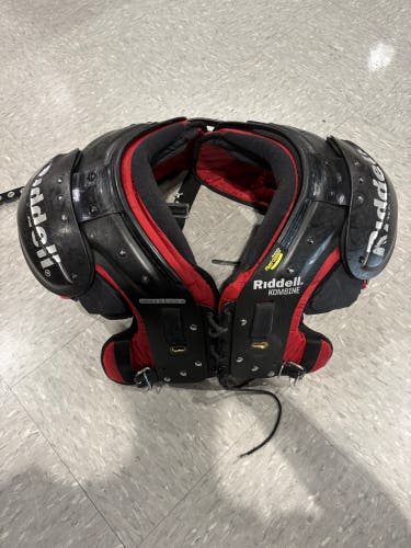 Medium Youth Riddell Kombine AP Shoulder Pads | 42-44"/18-19" (Used)