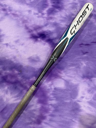 White 2023 Easton Ghost Composite Bat (-11) Composite 21 oz 32" (Cracked)