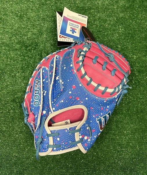 Wilson A2000 CM33 33" Baseball Catchers Mitt Autism Speaks Love the Moment