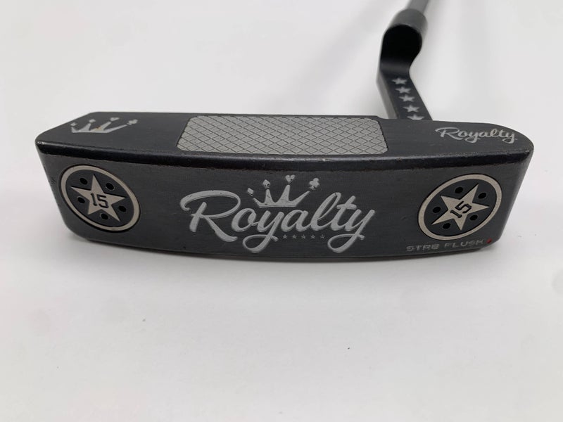 Royalty STR8 Flush Heart Black PVD Putter 35" Mens RH