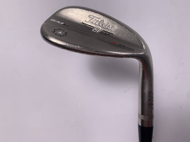 Titleist Vokey SM6 Steel Grey Lob Wedge LW 58* 10 Bounce S-Grind Wedge RH