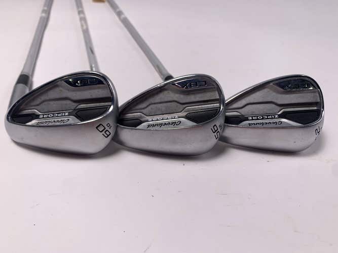 Cleveland CBX Zipcore Wedge Set 52*11 | 56*12 | 60*10 Action Ultralite Ladies RH