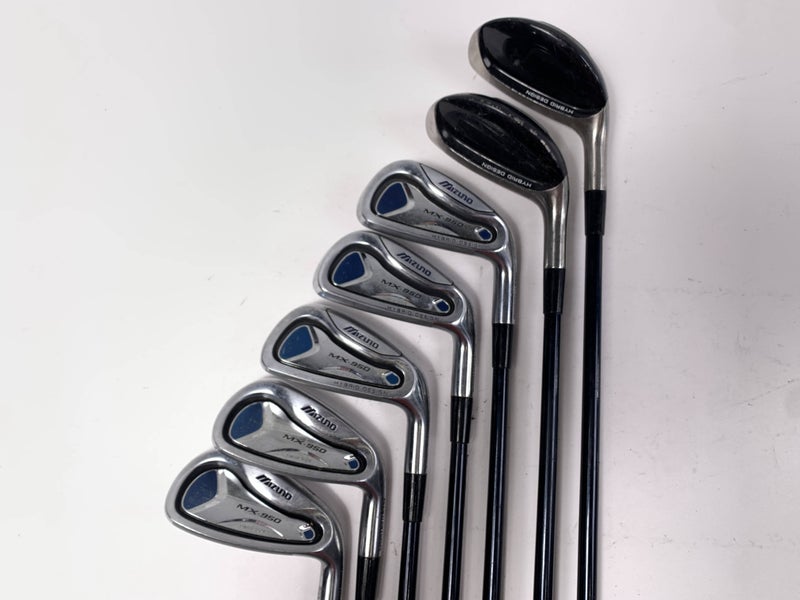 Mizuno MX 950 Hybrid Iron Set 3H-4H 5-9 Exsar IS2 Regular Graphite Mens RH