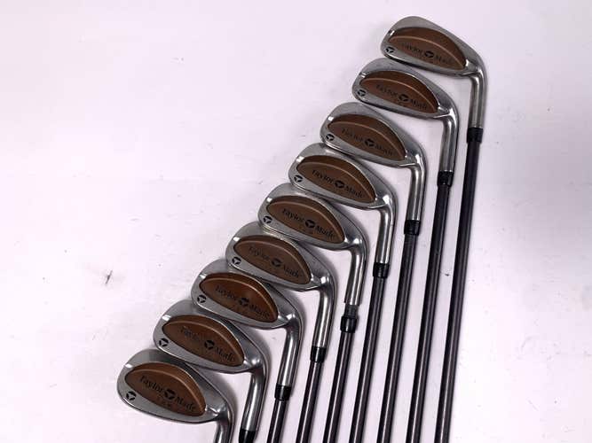TaylorMade Burner LCG Iron Set 3-PW+SW Bubble 2 R-80 Regular Graphite Mens RH