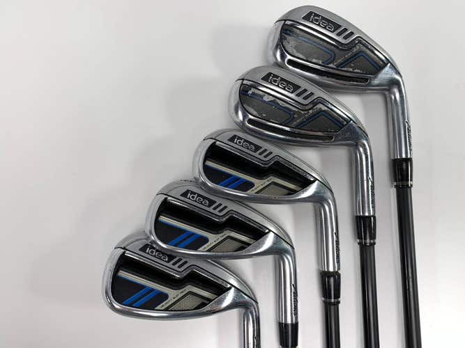 Adams Idea Womens 2014 Iron Set 6-PW Bassara 60x5ct 60g Regular Mens RH