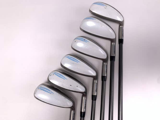 Tour Edge Bazooka Platinum Iron-Wood Iron Set 7-PW+GW+SW 62g Ladies RH