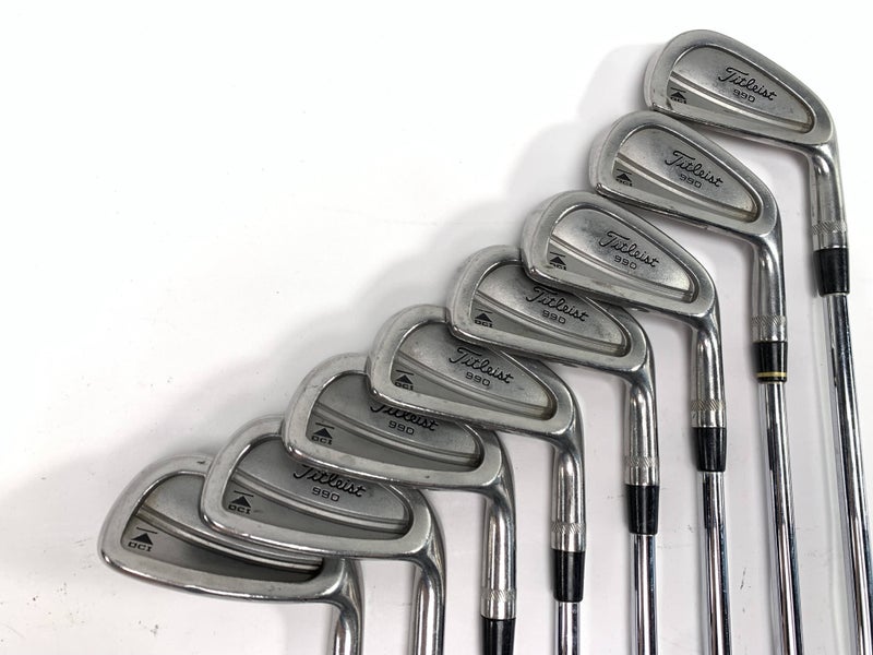 Titleist DCI 990 Iron Set 3-PW True Temper Dynamic Gold S300 Stiff Steel Mens RH