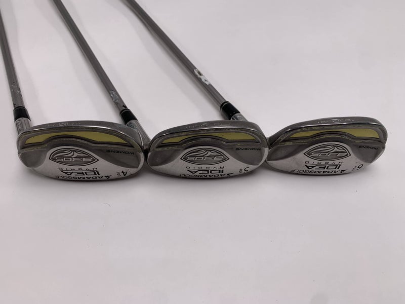 Adams Idea A3 OS Hybrid Set 4 5 6 22* 25* 28* Idea Womens 55g Ladies RH