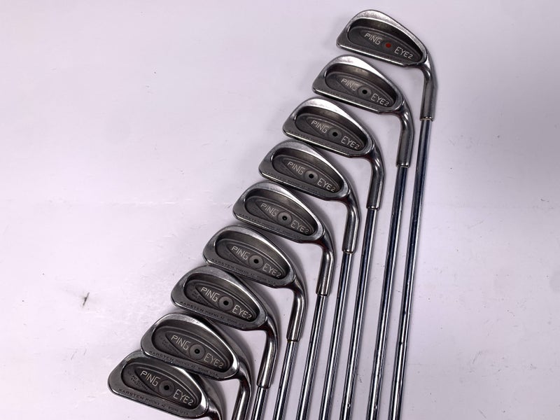 Ping Eye 2 Iron Set 1-PW Black Dot Karsten ZZ-Lite Stiff Steel Mens RH No 6 iron