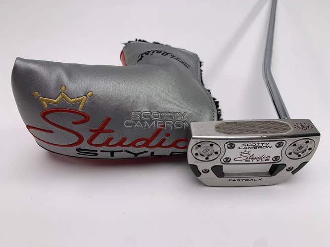 Scotty Cameron Studio Style Fastback 2025 Putter 34'' Superstroke Pistol RH HC