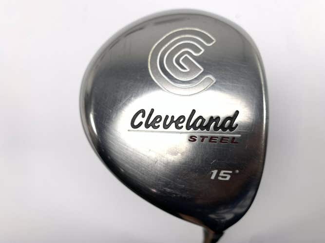 Cleveland Steel 3 Fairway Wood 15* Aldila NV Green 75g Stiff Graphite Mens RH