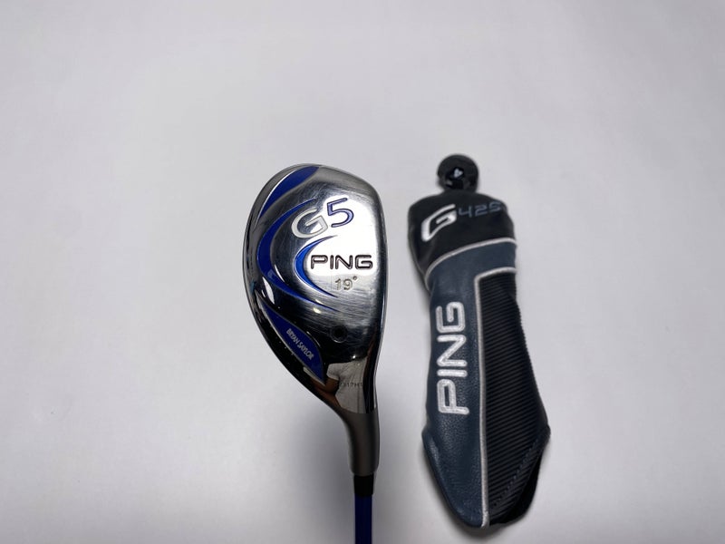 Ping G5 3 Hybrid 19* Grafalloy Pro Launch Blue Stiff Graphite Mens RH HC