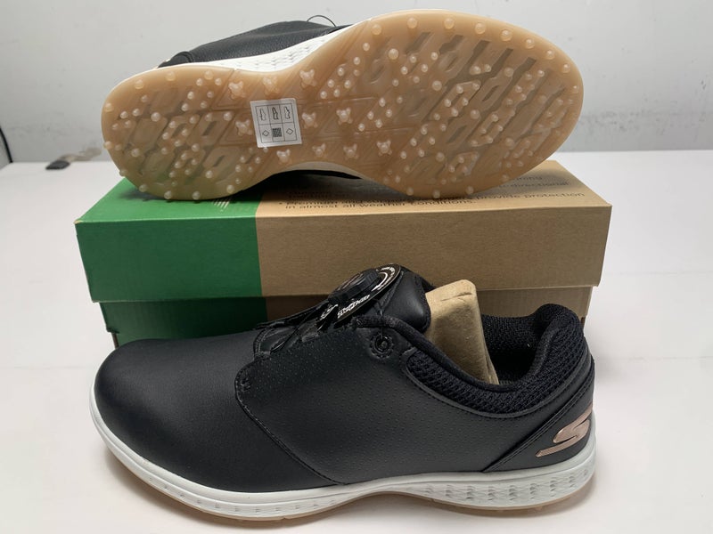 Skechers Go Golf Elite 3-Twist Waterproof Golf Shoes Black Womens SZ 9.5(123012)