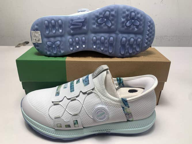 Skechers Go Golf Elite 5-Slip'In Waterproof Golf Shoes White Women's S 9(123062)