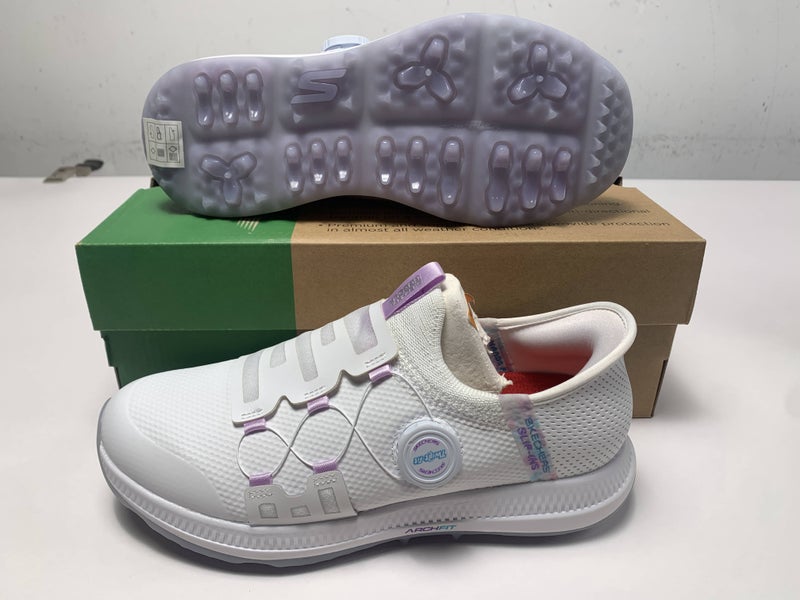 Skechers Go Golf Elite5-Slip'In Waterproof Golf Shoes White Womens SZ9.5(123062)