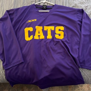 Purple and Gold CATS Medium JOG Men's Jersey (Used)