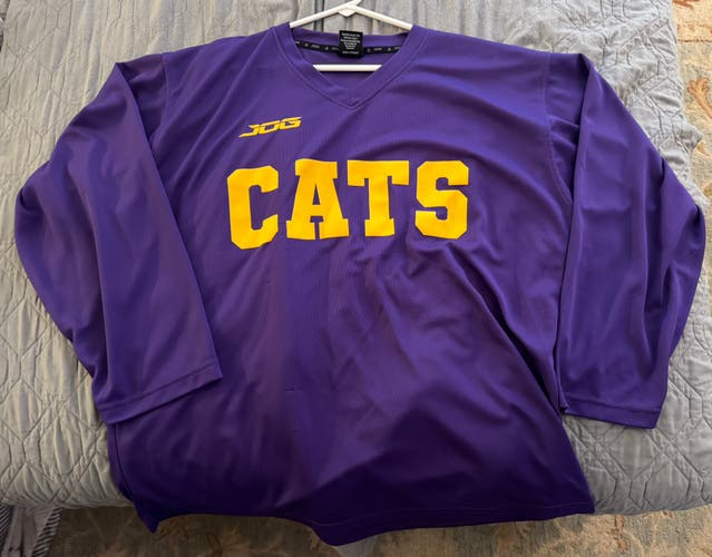 Purple and Gold CATS Medium JOG Men's Jersey (Used)