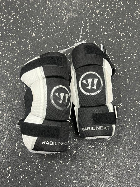 Used Warrior RABIL NEXT Lacrosse Arm Pads/Guards Black XS 11849-S000032090