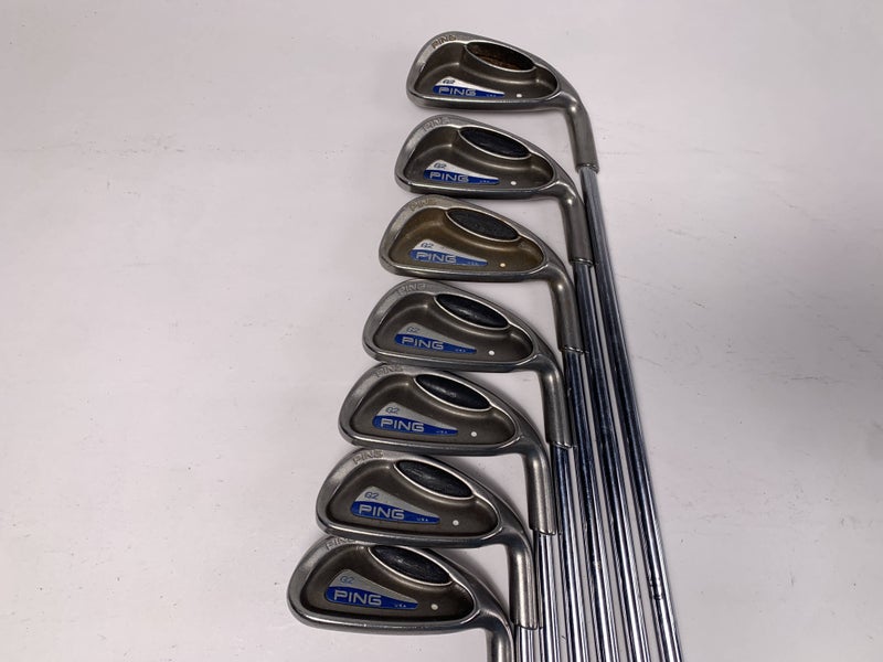 Ping G2 Iron Set 4-PW White Dot 3* Up Cushin Regular Steel Mens RH