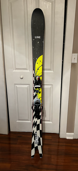174 cm Line Sakana Skis With Bindings Max Din 14 (New)