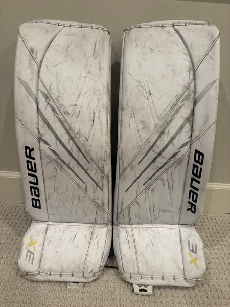 Small Bauer Vapor 3X Goalie Leg Pads (Used)