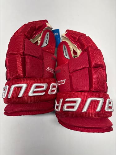 New!! Bauer Pro Series Gloves 14" Red