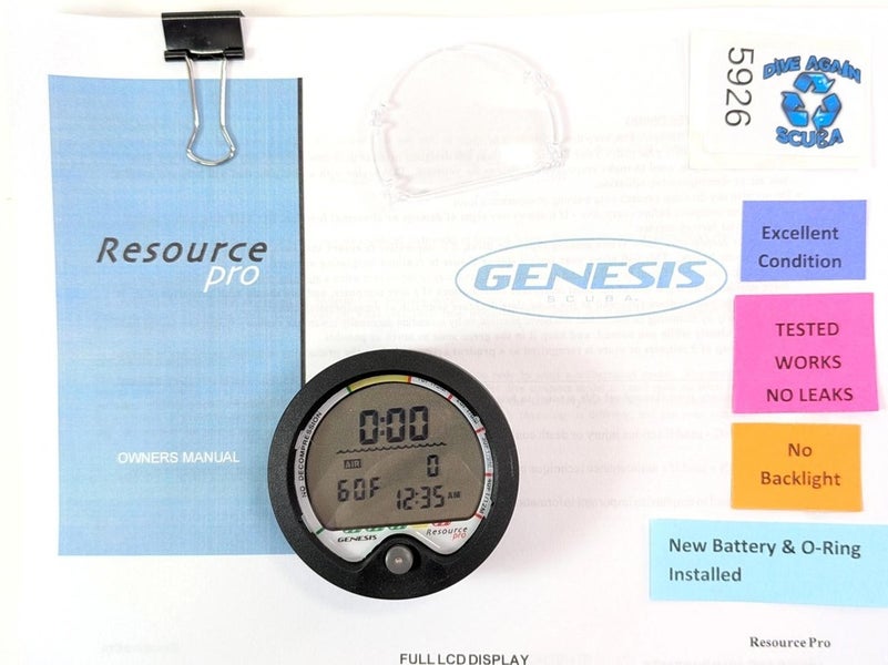 Genesis Resource Pro Puck Scuba Dive Diving Computer Module Air & Nitrox   #5926