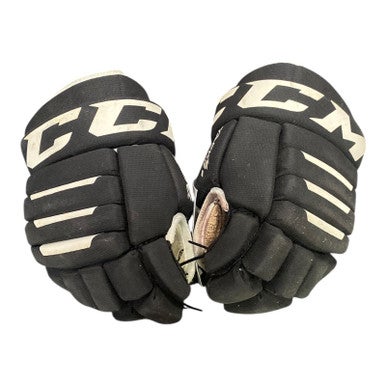 Used CCM TACKS 4R2 Junior Gloves Black 11" 11375-S000369678