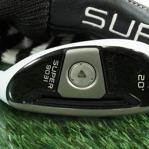 ADAMS IDEA SUPER 9031 PROTO 20 3 HYBRID IRON 3H STIFF FLEX SHAFT RH & HEADCOVER