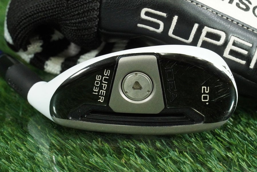 ADAMS IDEA SUPER 9031 PROTO 20 3 HYBRID IRON 3H STIFF FLEX SHAFT RH & HEADCOVER