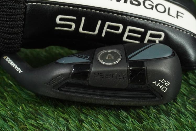 ADAMS IDEA SUPER PROTO 24 4 HYBRID IRON 4H DIAMANA STIFF FLEX RH & HEADCOVER