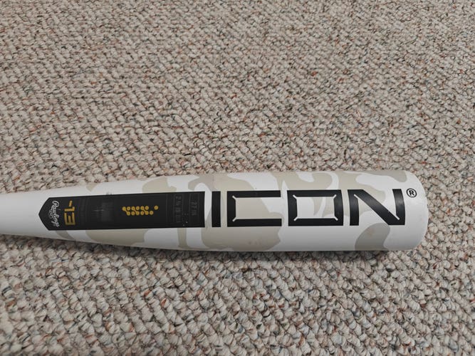 2025 Rawlings Icon Composite USSSA Certified Bat (-13) 14 oz 27" (Used)