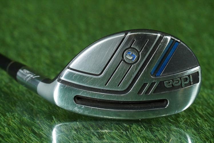 ADAMS IDEA 2014 5 HYBRID IRON 5H MITSUBISHI RAYON BASSARA X5CT RH & NEW GRIP!