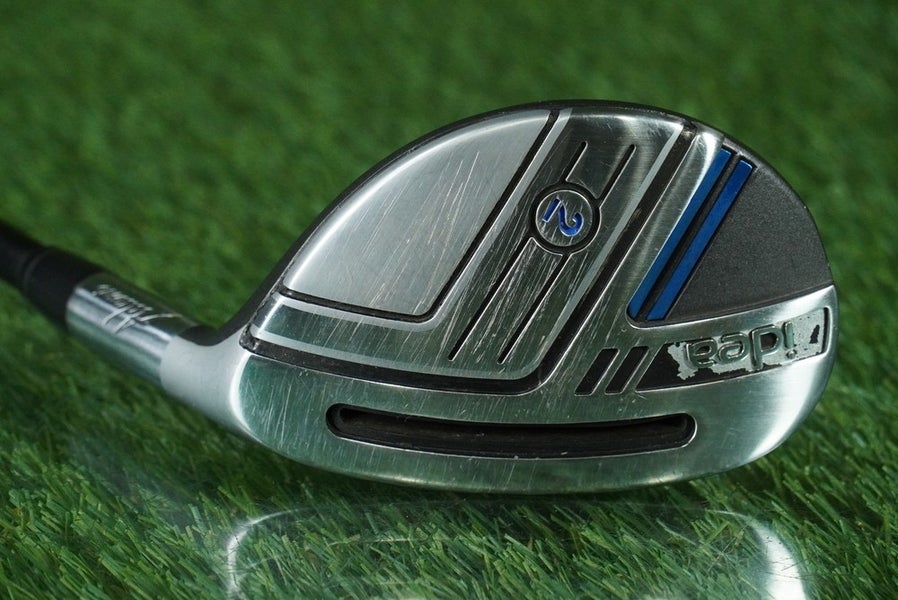 ADAMS IDEA 2014 2 HYBRID IRON 2H MITSUBISHI RAYON BASSARA X5CT RH & NEW GRIP!