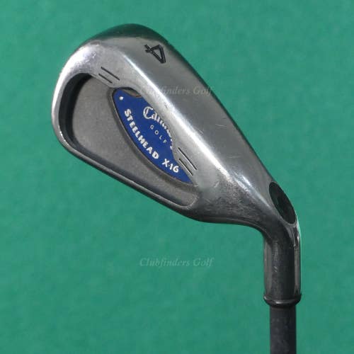 Callaway Steelhead X-16 Single 4 Iron Factory System CW85 Graphite Firm