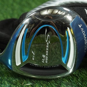 ADAMS SPEEDLINE F11 7 WOOD 7FW FAIRWAY LADIES WOMEN'S FLEX RH +COVER ~ MINT