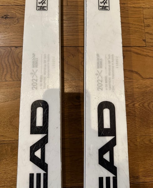 HEAD World Cup E-SG Rebel FIS 202 R40 with Bindings | SidelineSwap